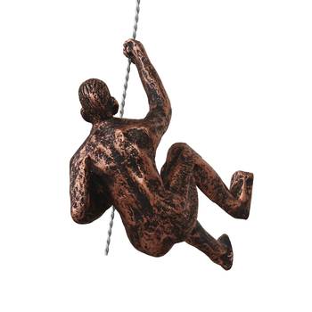 eCraftIndia Man Trying to Climb DECORative Wall Hanging Figurine 5