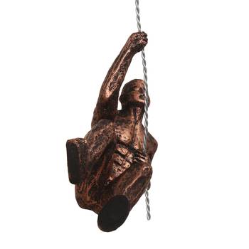 eCraftIndia Man Trying to Climb DECORative Wall Hanging Figurine 7