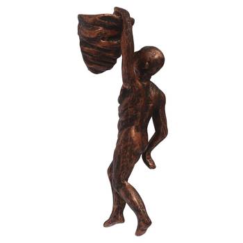 eCraftIndia Man Doing Mountain Climbing DECORative Wall Hanging Figurine 2