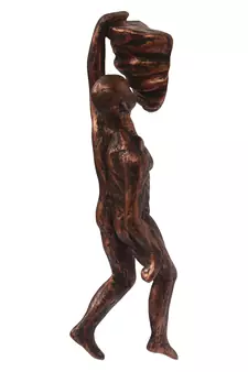 eCraftIndia Man Doing Mountain Climbing DECORative Wall Hanging Figurine
