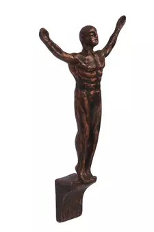 eCraftIndia Standing Man with Open Arms DECORative Wall Hanging Figurine