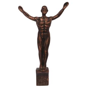 eCraftIndia Standing Man with Open Arms DECORative Wall Hanging Figurine 5