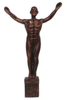 eCraftIndia Standing Man with Open Arms DECORative Wall Hanging Figurine