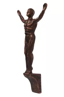 eCraftIndia Standing Man with Open Arms DECORative Wall Hanging Figurine