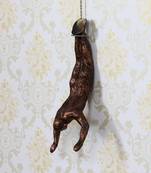 eCraftIndia Man in Hanging Position DECORative Wall Hanging Figurine