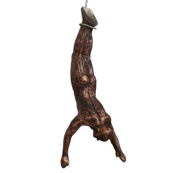 eCraftIndia Man in Hanging Position DECORative Wall Hanging Figurine 2