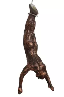 eCraftIndia Man in Hanging Position DECORative Wall Hanging Figurine