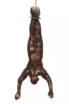 eCraftIndia Man in Hanging Position DECORative Wall Hanging Figurine