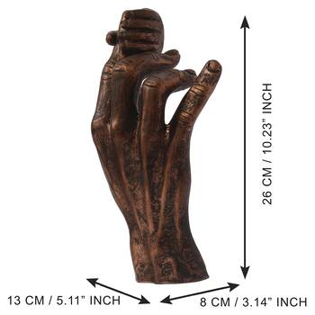 eCraftIndia Kid Hand Holding Parents Fingure DECORative Wall Hanging Figurine 4