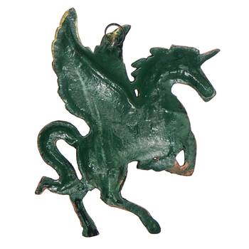 eCraftIndia DECORative Flying Horse Metal Wall Hanging Showpiece 7