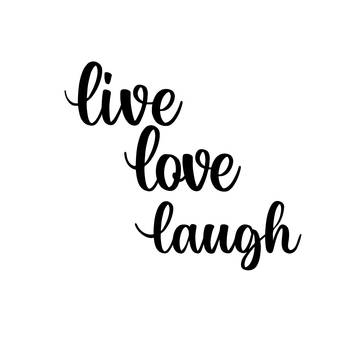 eCraftIndia  Live Love Laugh  Black Engineered Wood Wall Art Cutout  Ready to Hang Home DECOR 3