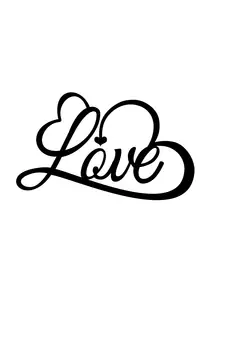 eCraftIndia  Love with Hearts  Black Engineered Wood Wall Art Cutout  Ready to Hang Home DECOR