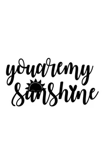 eCraftIndia  You Are My Sunshine  Black Engineered Wood Wall Art Cutout  Ready to Hang Home DECOR