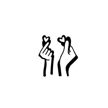 eCraftIndia  Loving Couple Hands with Hearts  Black Engineered Wood Wall Art Cutout  Ready to Hang Home DECOR 3