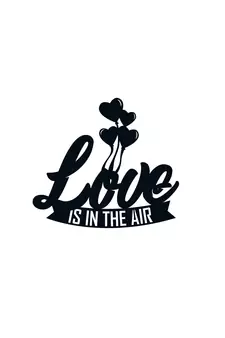 eCraftIndia  Love is in the air with Hearth Balloons  Black Engineered Wood Wall Art Cutout  Ready to Hang Home DECOR