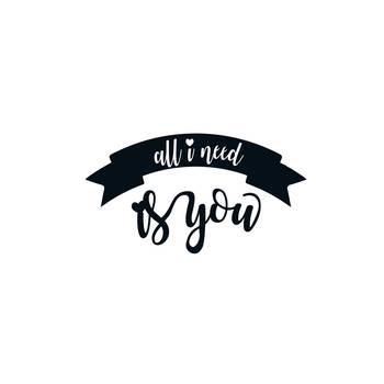 eCraftIndia  All I need is You  Love Theme Black Engineered Wood Wall Art Cutout  Ready to Hang Home DECOR 3
