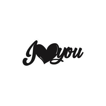 eCraftIndia  I Love You  Black Engineered Wood Wall Art Cutout  Ready to Hang Home DECOR 4
