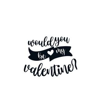 eCraftIndia  Would You Be My Valentine  Black Engineered Wood Wall Art Cutout  Ready to Hang Home DECOR 3