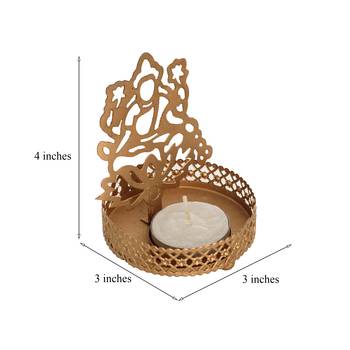 eCraftIndia Goddess Laxmi Tea Light Holder 4