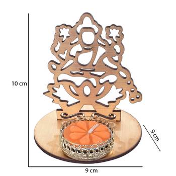 eCraftIndia Goddess Laxmi Tea Light Holder 5