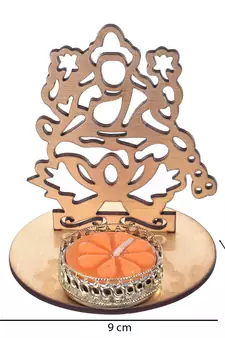 eCraftIndia Goddess Laxmi Tea Light Holder
