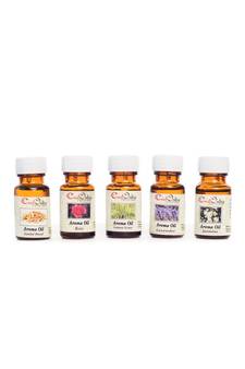 Set of 5 10 High Quality Aroma Oil in 5 Fragnances Rose  Jasmine  Lavender  Lemon grass and Sandalwood fragrance