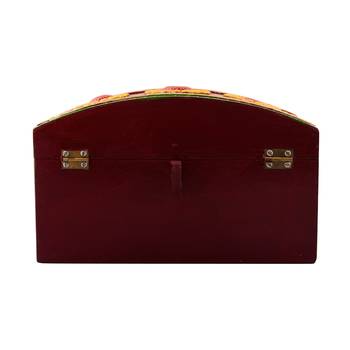 eCraftIndia DECORative Multiutility Papier Mache Wooden Jewellery Box 6