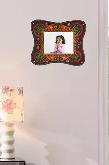 eCraftIndia Papier Mache Grand Photo Frame