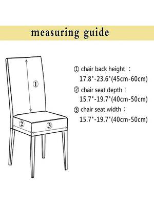 Blue Polyester printed  chair cover 4