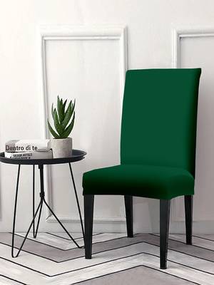 Green Polyester printed  chair cover 1
