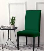 Green Polyester printed  chair cover