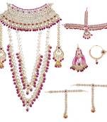Ruby Kundan Bridal Jewellery Neckalce set