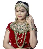 Green Kundan Bridal Jewellery Neckalce set