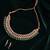 Green Antique Gold Plated AD Necklace set