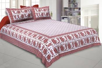 Royal Sawari Red Double Bedsheet 1