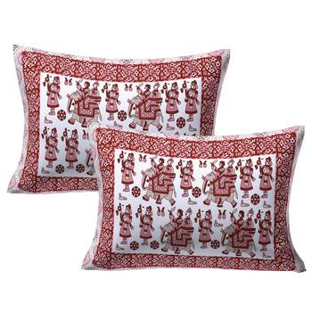 Royal Sawari Red Double Bedsheet 2