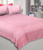 Pearl Array Peach Double Bedsheet