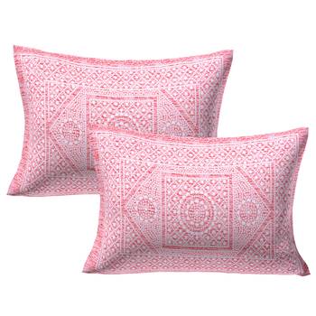 Pearl Array Peach Double Bedsheet 2