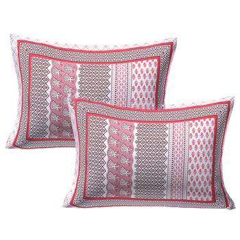 Longitudinal Composition Peach Double Bedsheet 2