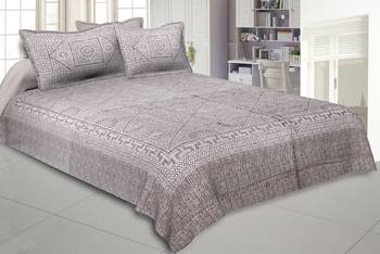 Pearl Array Brown Double Bedsheet 1