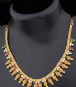 Gold agate necklaces