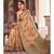 Light Orange Woven Party Wear Cotton Silk Sarees