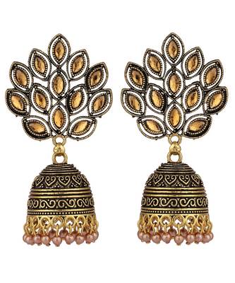 Gold Plated Traditional Jhumka Earring 2