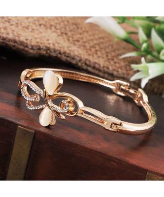 Stylish Stone Studded Handcrafted Bangle Style Bracelet 1