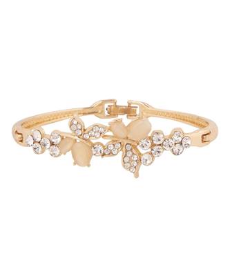 Stylish Stone Studded Handcrafted Bangle Style Bracelet 2