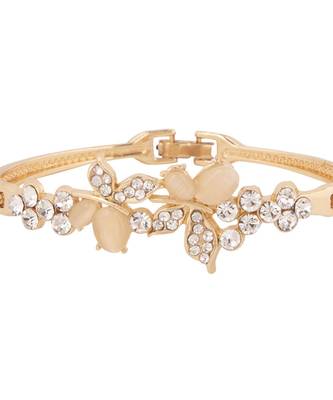 Stylish Stone Studded Handcrafted Bangle Style Bracelet 3