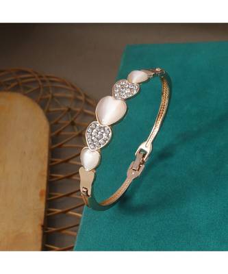 Stylish Stone Studded Handcrafted Bangle Style Bracelet 1