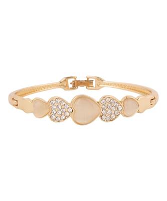 Stylish Stone Studded Handcrafted Bangle Style Bracelet 2