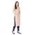 Brown printed rayon long-kurtis