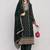 Green embroidered georgette salwar